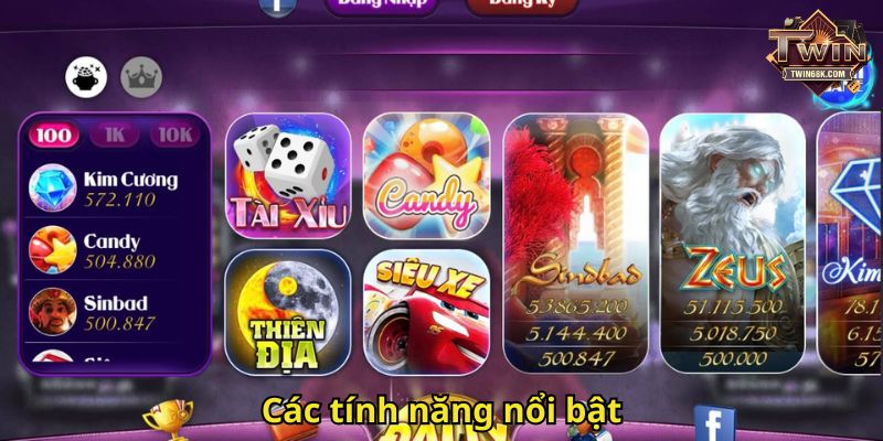 Các tính năng nổi bật