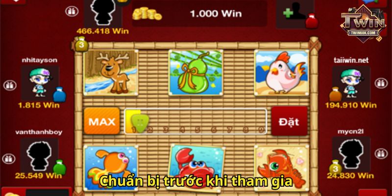 Chuẩn bị trước khi tham gia