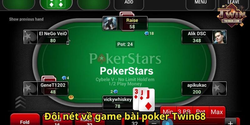 Đôi nét về game bài poker Twin68