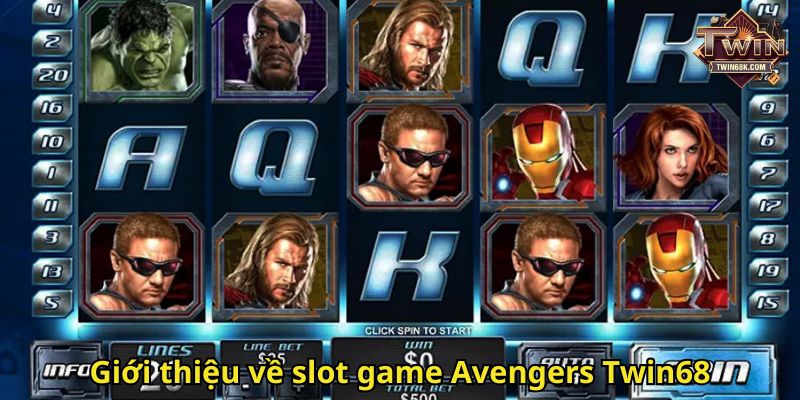 Giới thiệu về slot game Avengers Twin68