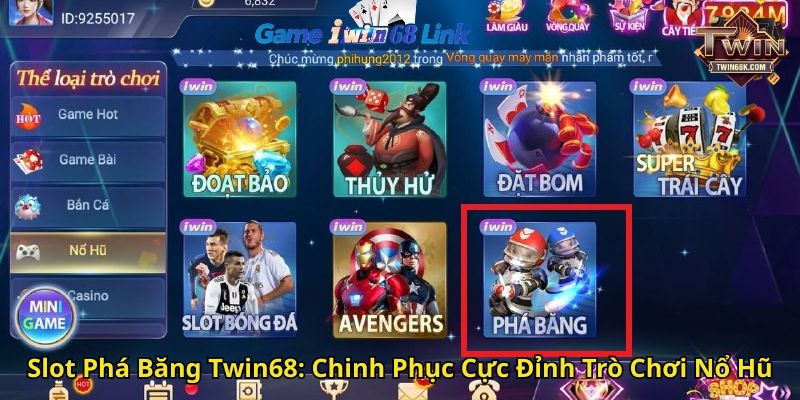 Slot Phá Băng Twin68 Chinh Phục Cực Đỉnh Trò Chơi Nổ Hũ